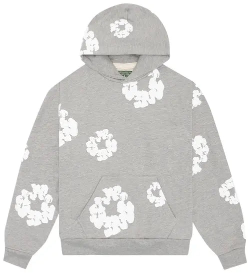 Floral Graphic Hoodie – Unisex Urban Streetwear Sweatshirt-Metro Lane Plaza