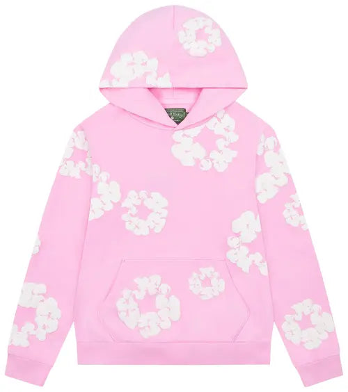 Floral Graphic Hoodie – Unisex Urban Streetwear Sweatshirt-Metro Lane Plaza