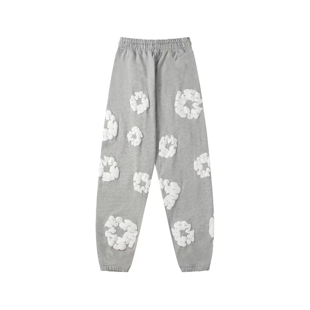 Floral Print Sweatpants – Unisex Urban Casual Joggers-Metro Lane Plaza