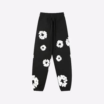 Floral Print Sweatpants – Unisex Urban Casual Joggers-Metro Lane Plaza