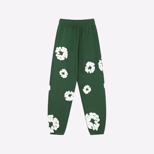 Floral Print Sweatpants – Unisex Urban Casual Joggers-Metro Lane Plaza