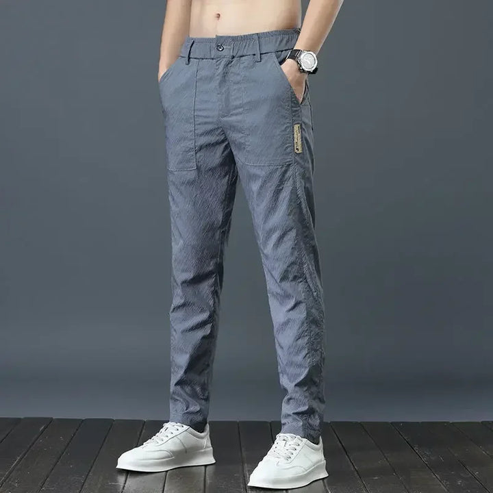 Flynn | Men's Quick-Dry Ice Silk Breathable Pants-Metro Lane Plaza