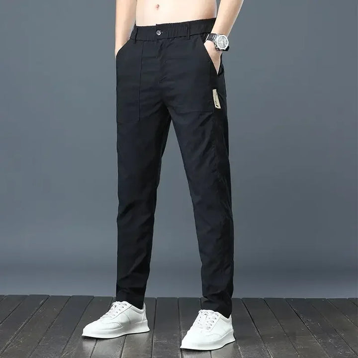 Flynn | Men's Quick-Dry Ice Silk Breathable Pants-Metro Lane Plaza