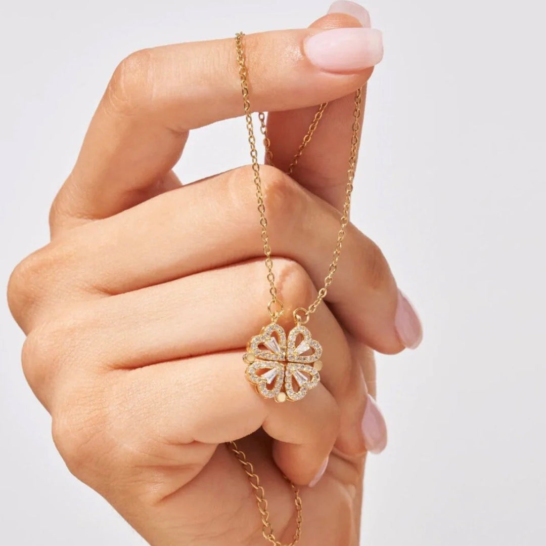 Freya | Women's Lucky Heart Necklace for Love and Good Fortune-Metro Lane Plaza