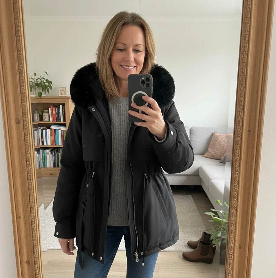 Mel | Women's Elegant Winter Coat-Metro Lane Plaza