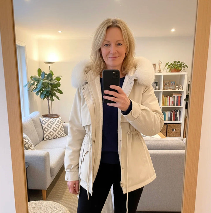 Mel | Women's Elegant Winter Coat-Metro Lane Plaza