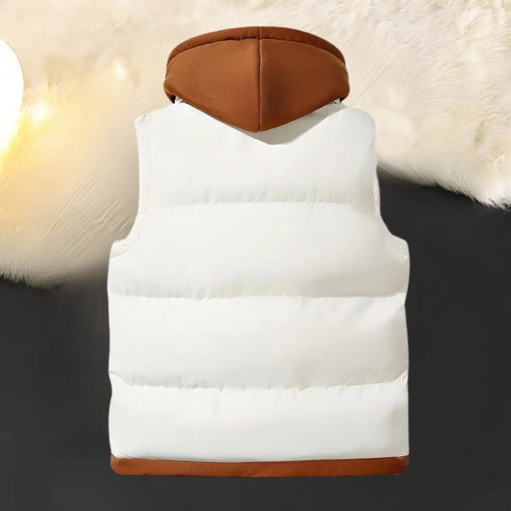 Stijlvol casual herenvest met capuchon