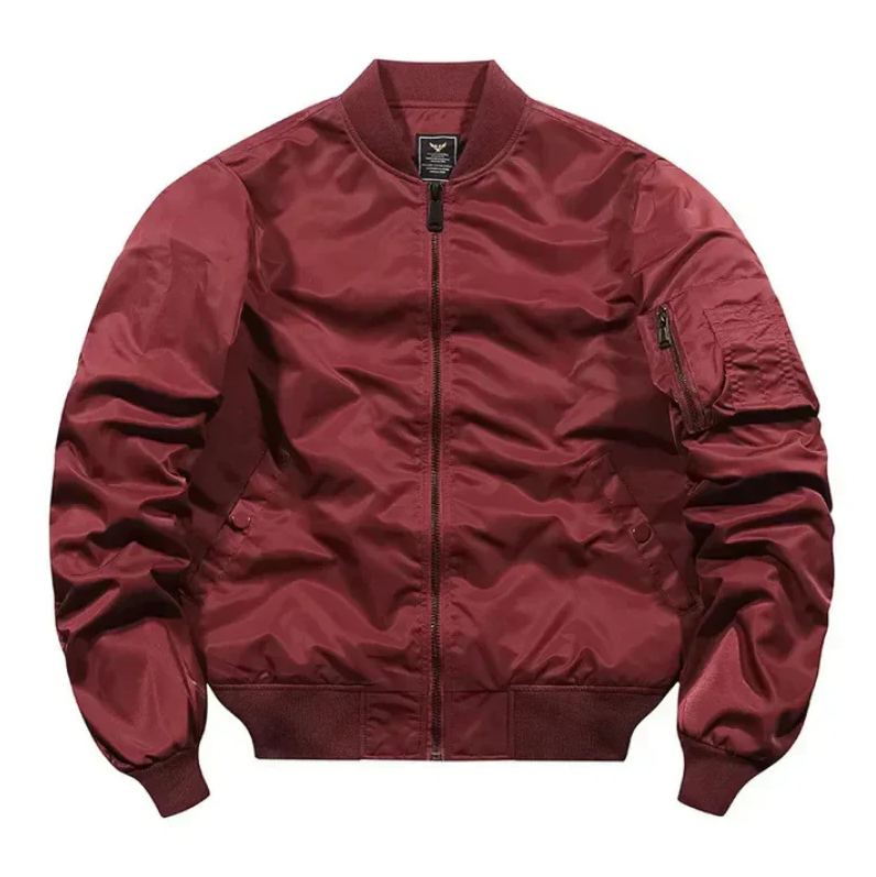 Aidan | Classic Men's Pilot Bomber Jacket for Stylish Comfort-Metro Lane Plaza