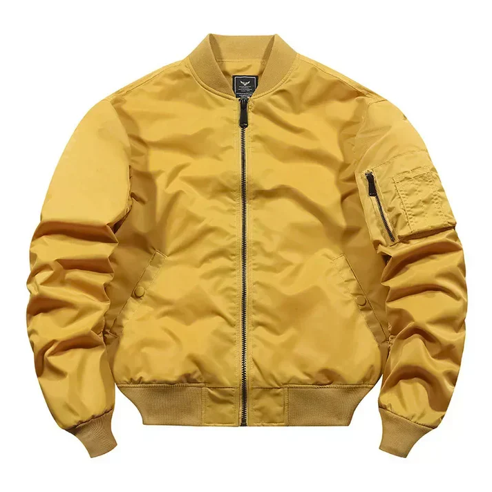 Aidan | Classic Men's Pilot Bomber Jacket for Stylish Comfort-Metro Lane Plaza