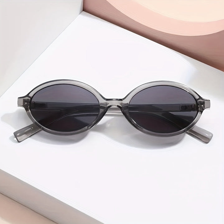 Eline | Women's Fashionable Retro Oval Sunglasses-Metro Lane Plaza