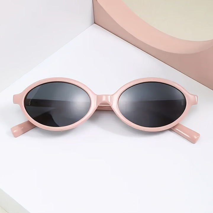 Eline | Women's Fashionable Retro Oval Sunglasses-Metro Lane Plaza