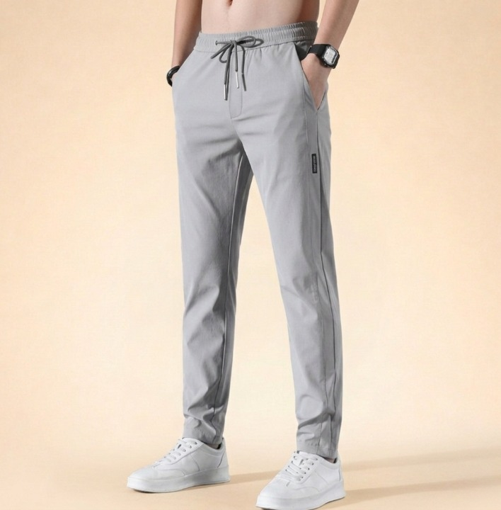Sebastian | Men's Elegant Comfort Stretch Pants-Metro Lane Plaza