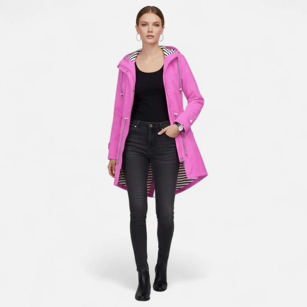 Sofia | Women's Stylish Waterproof Coat-Metro Lane Plaza