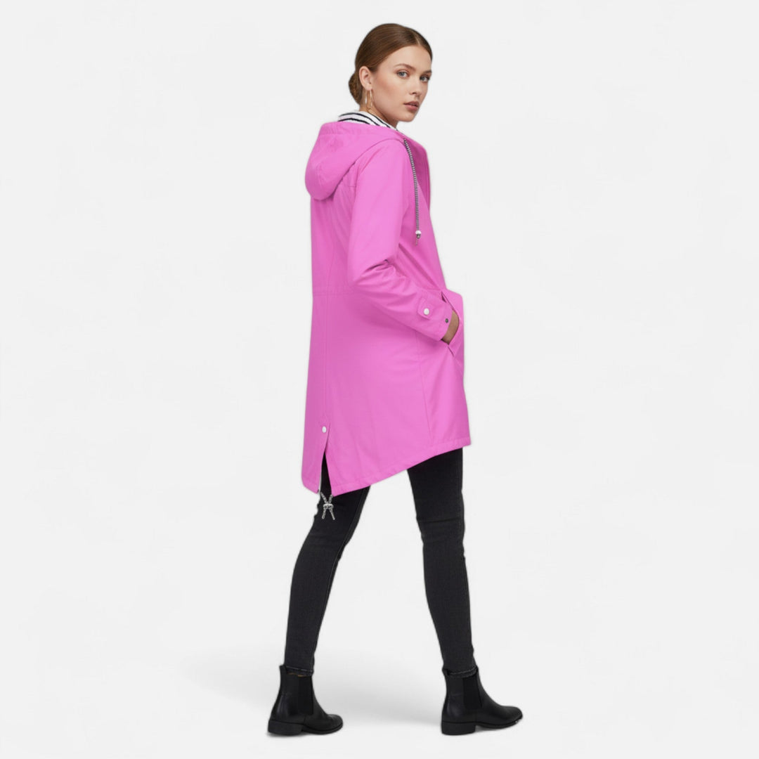 Sofia | Women's Stylish Waterproof Coat-Metro Lane Plaza