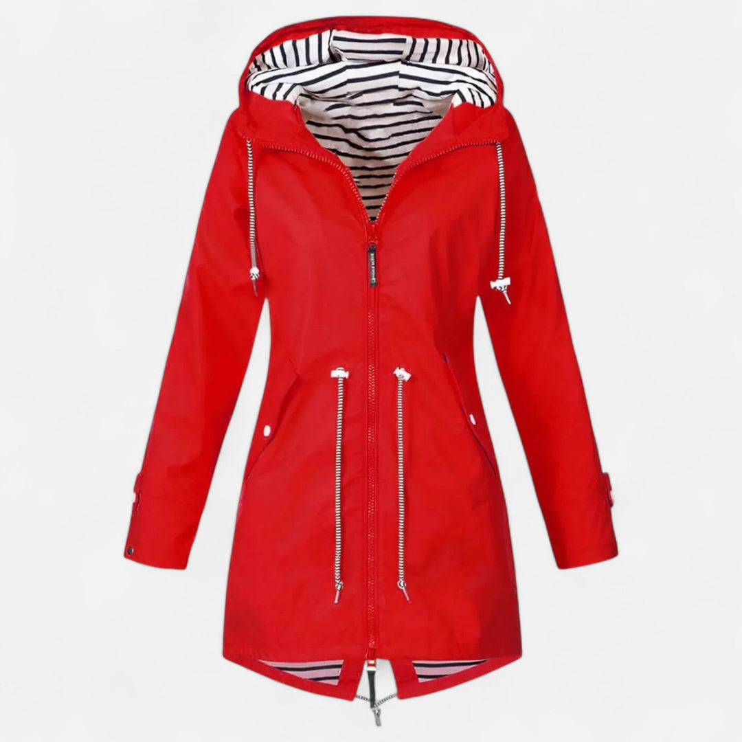 Sofia | Women's Stylish Waterproof Coat-Metro Lane Plaza