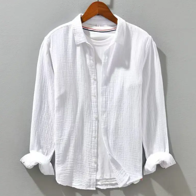 Harry | Men's Effortless Breathable Relaxed Fit Shirt-Metro Lane Plaza