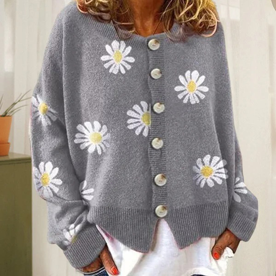 Damen-Cardigan mit Knopfleiste