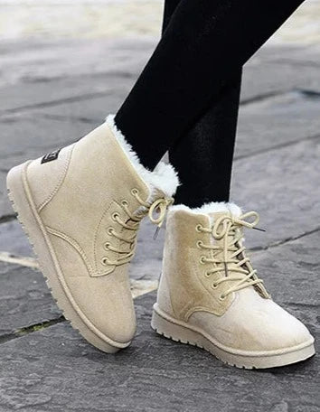 Women's Fur-Lined Winter Boots for Cold Weather