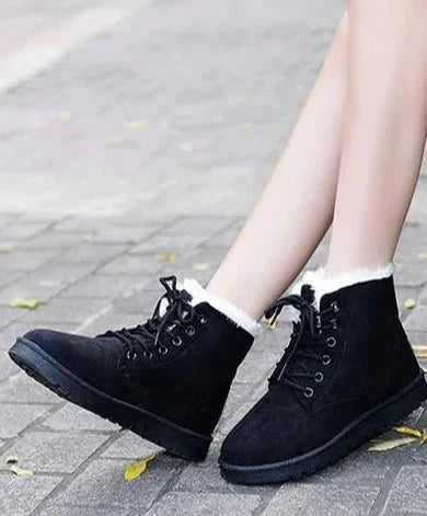 Women's Fur-Lined Winter Boots for Cold Weather