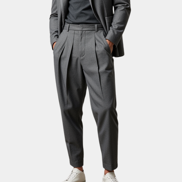 Jacob | Men's Elegant Timeless Trousers-Metro Lane Plaza