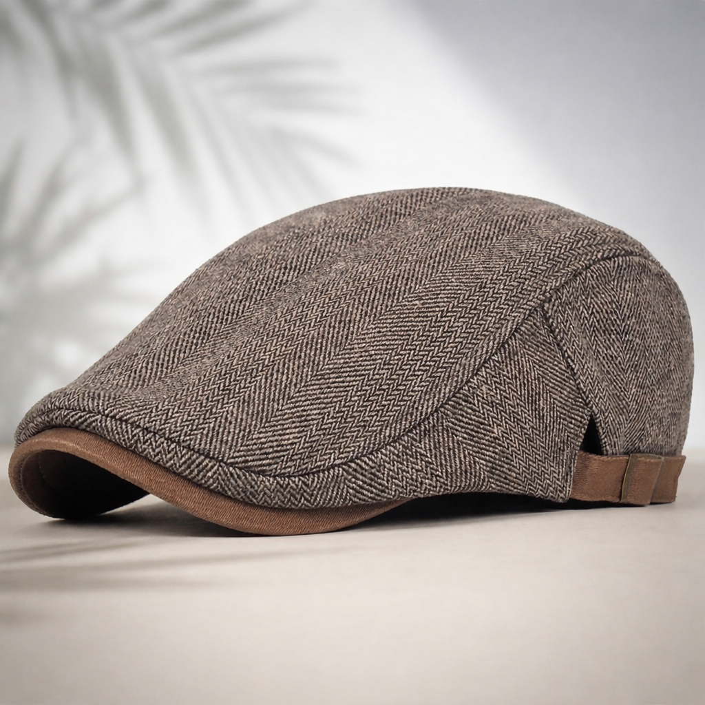 John | Men's Structured Snapback Hat-Metro Lane Plaza