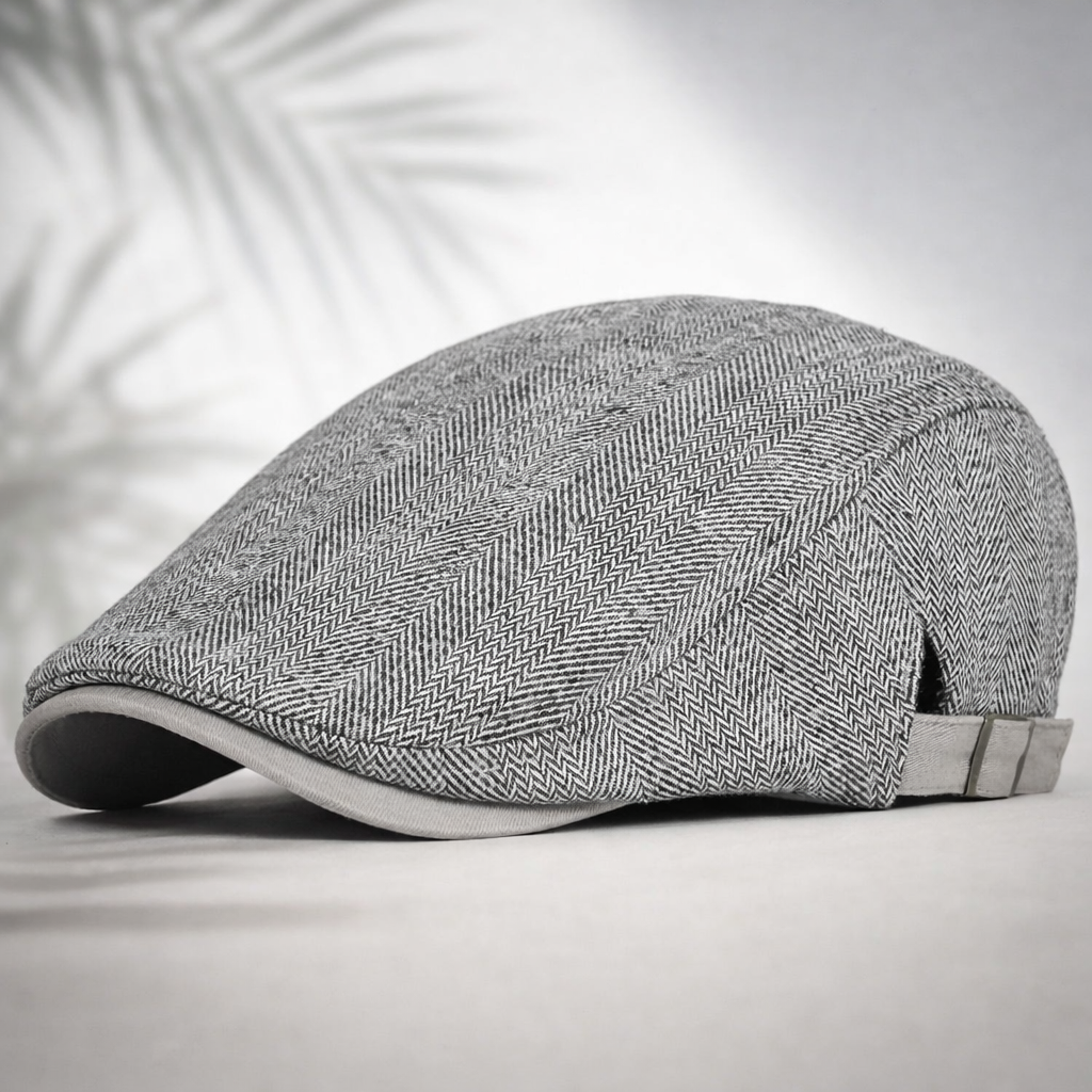 John | Men's Structured Snapback Hat-Metro Lane Plaza