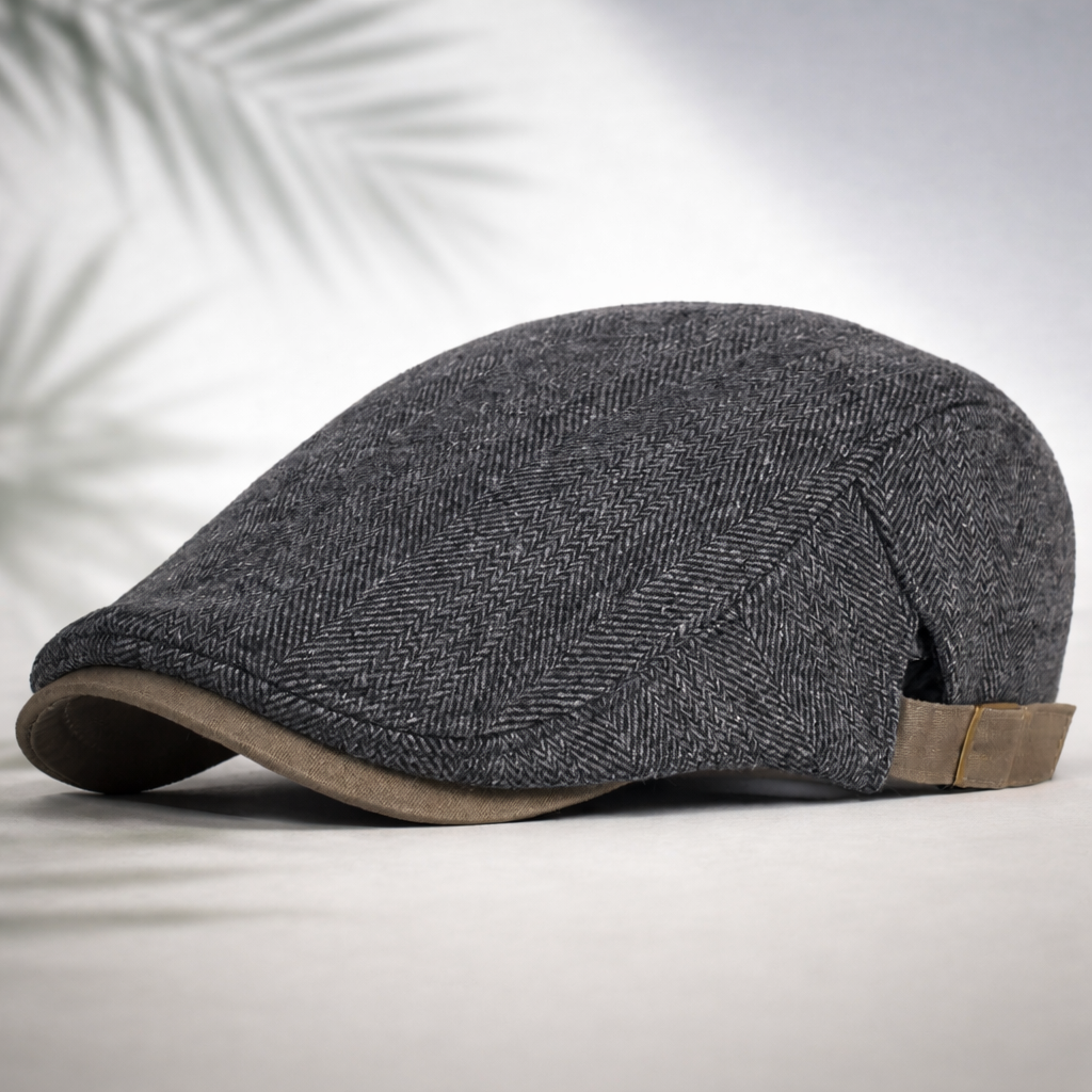 John | Men's Structured Snapback Hat-Metro Lane Plaza