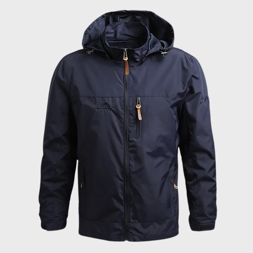Leichte Herren-Windjacke mit Kapuze