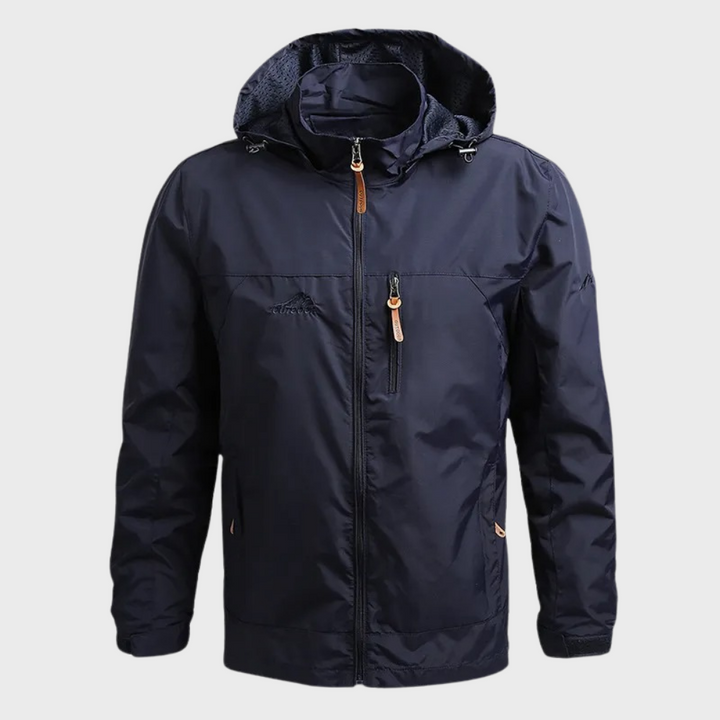 Leichte Herren-Windjacke mit Kapuze