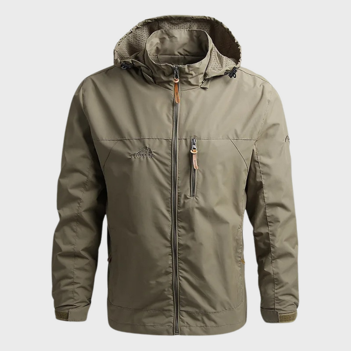 Leichte Herren-Windjacke mit Kapuze