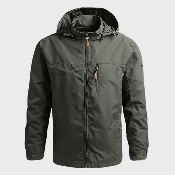 Leichte Herren-Windjacke mit Kapuze