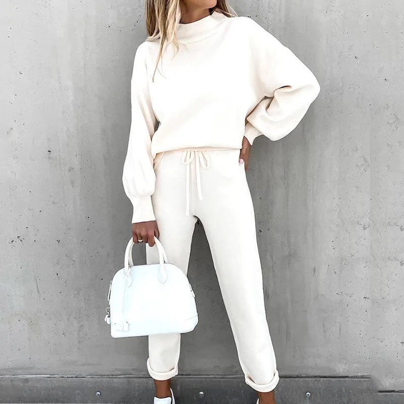 Heleen | Women's Comfortable High Waist Loungewear Set-Metro Lane Plaza