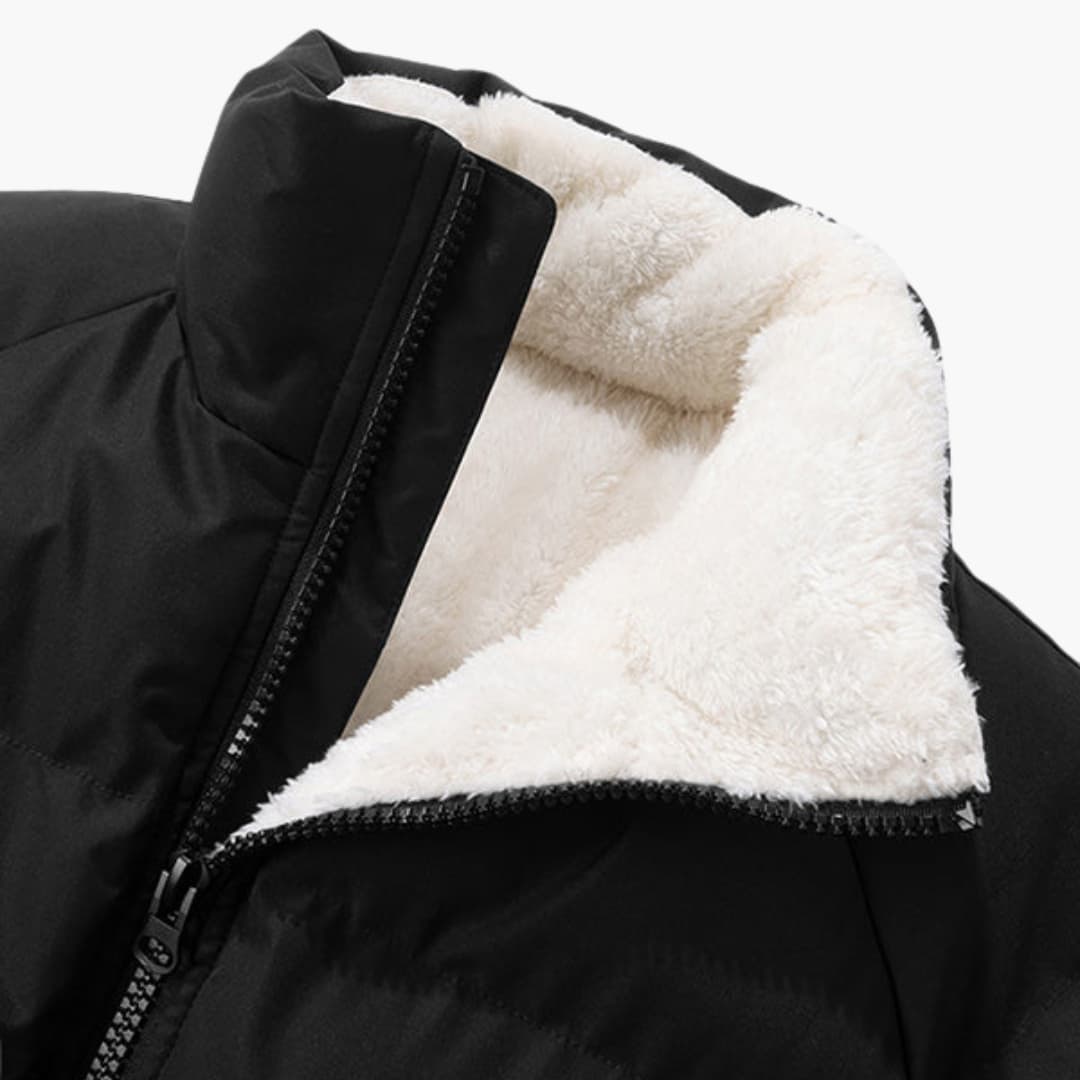 Herren-Steppjacke mit kuscheligem Fleecefutter