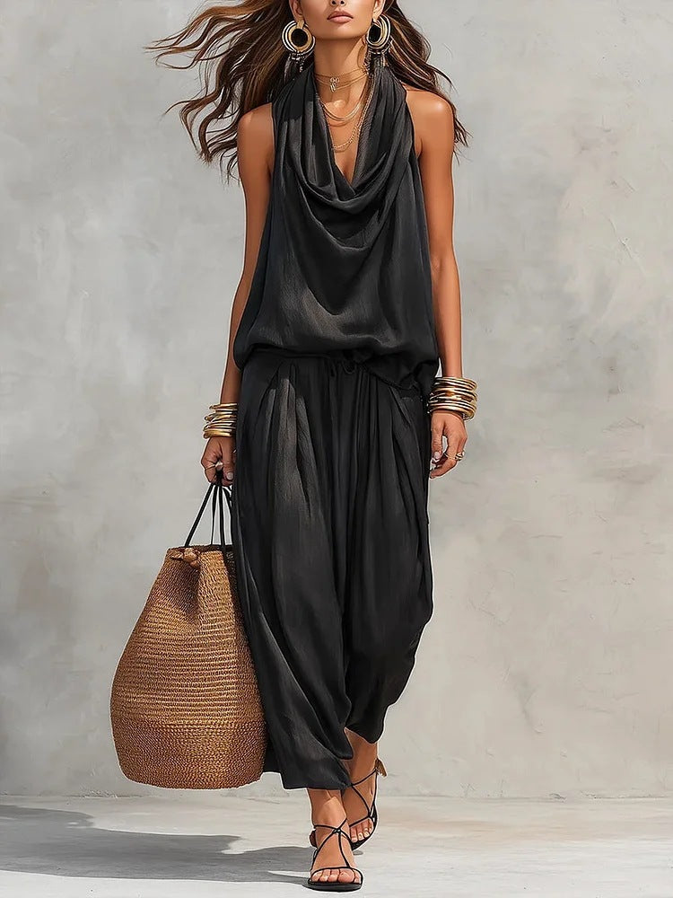 Valencia | Women's Elegant Two-Piece Comfort Set-Metro Lane Plaza