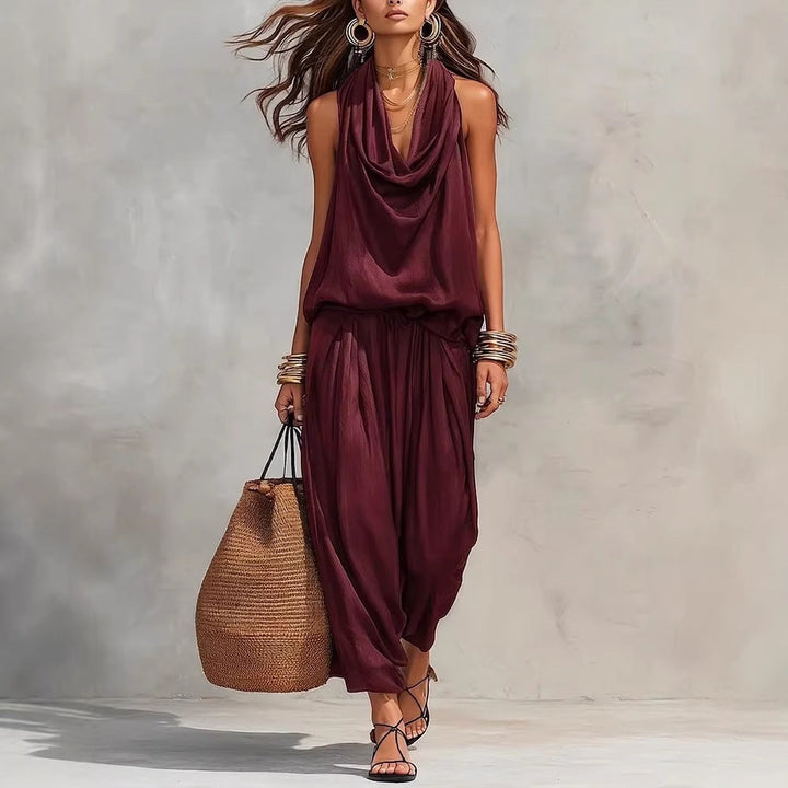 Valencia | Women's Elegant Two-Piece Comfort Set-Metro Lane Plaza