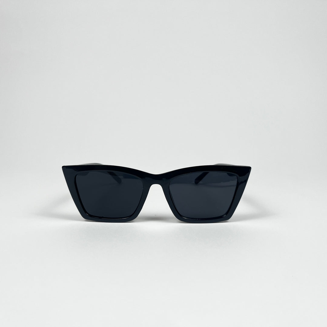 Noire | Women's Cat-Eye Sunglasses with Bold Black Finish-Metro Lane Plaza