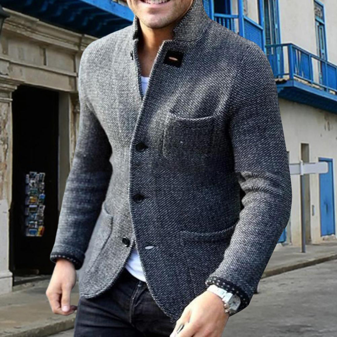 Men's Casual Button-Down Jacket
