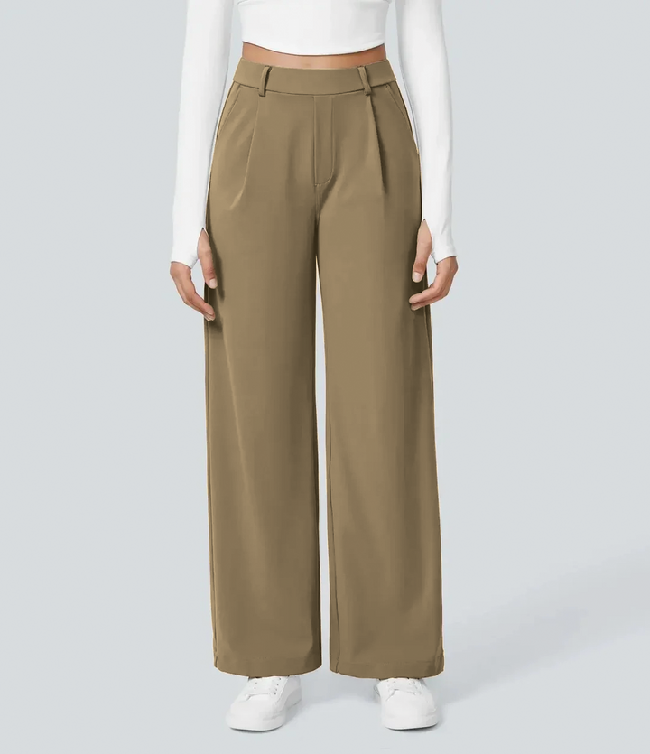 Donna | Women's Wide-Leg Trousers for Effortless Style-Metro Lane Plaza