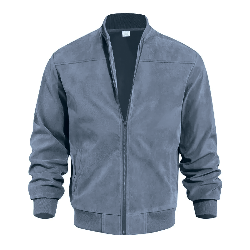 Herren-Bomberjacke aus Veloursleder