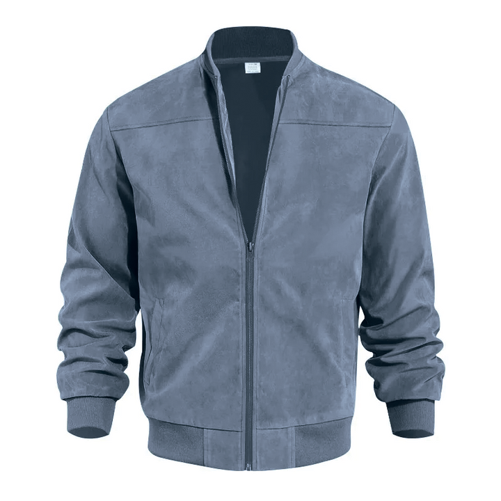 Herren-Bomberjacke aus Veloursleder