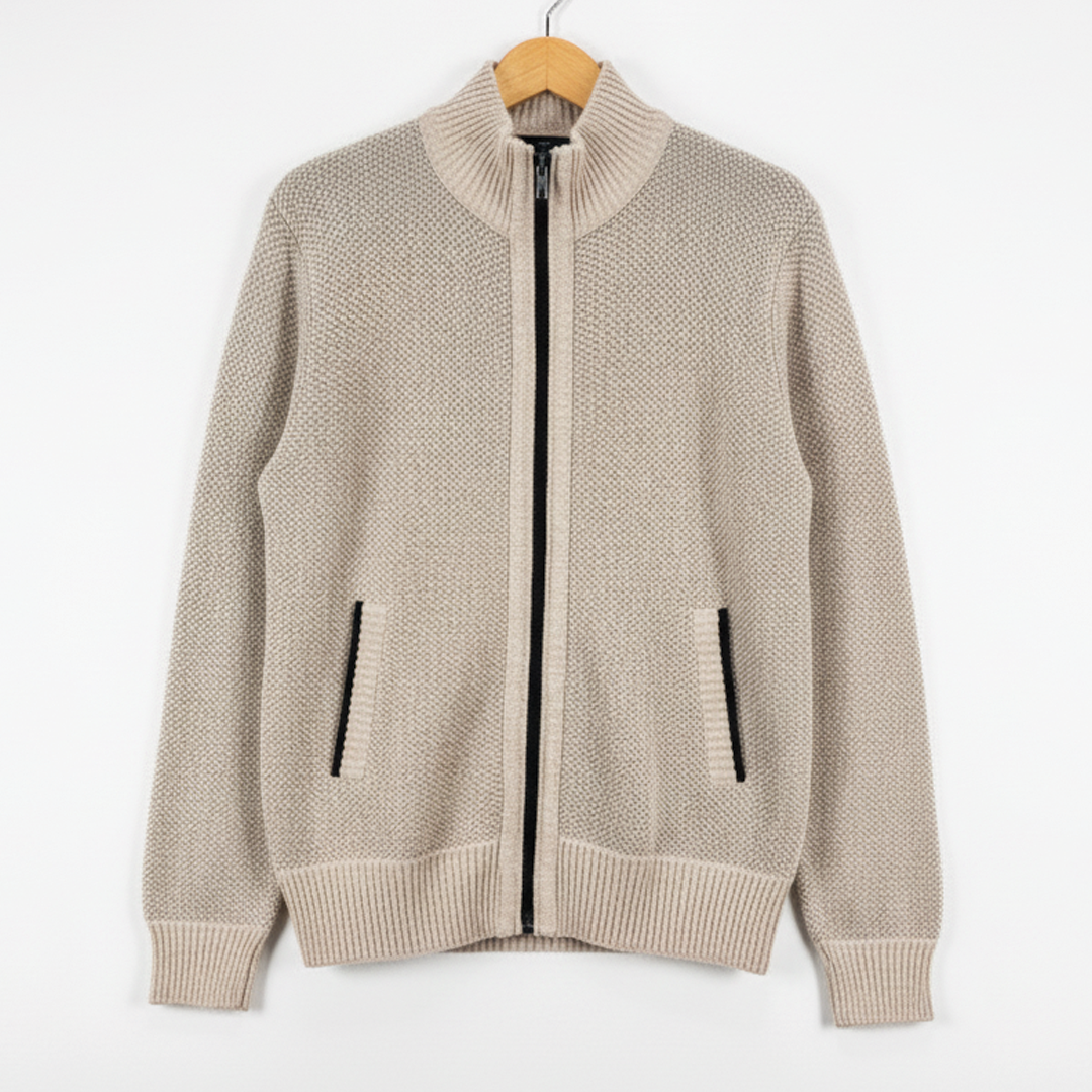 Men's Knit Zip Sweater