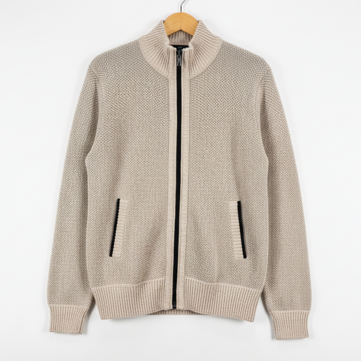 Men's Knit Zip Sweater