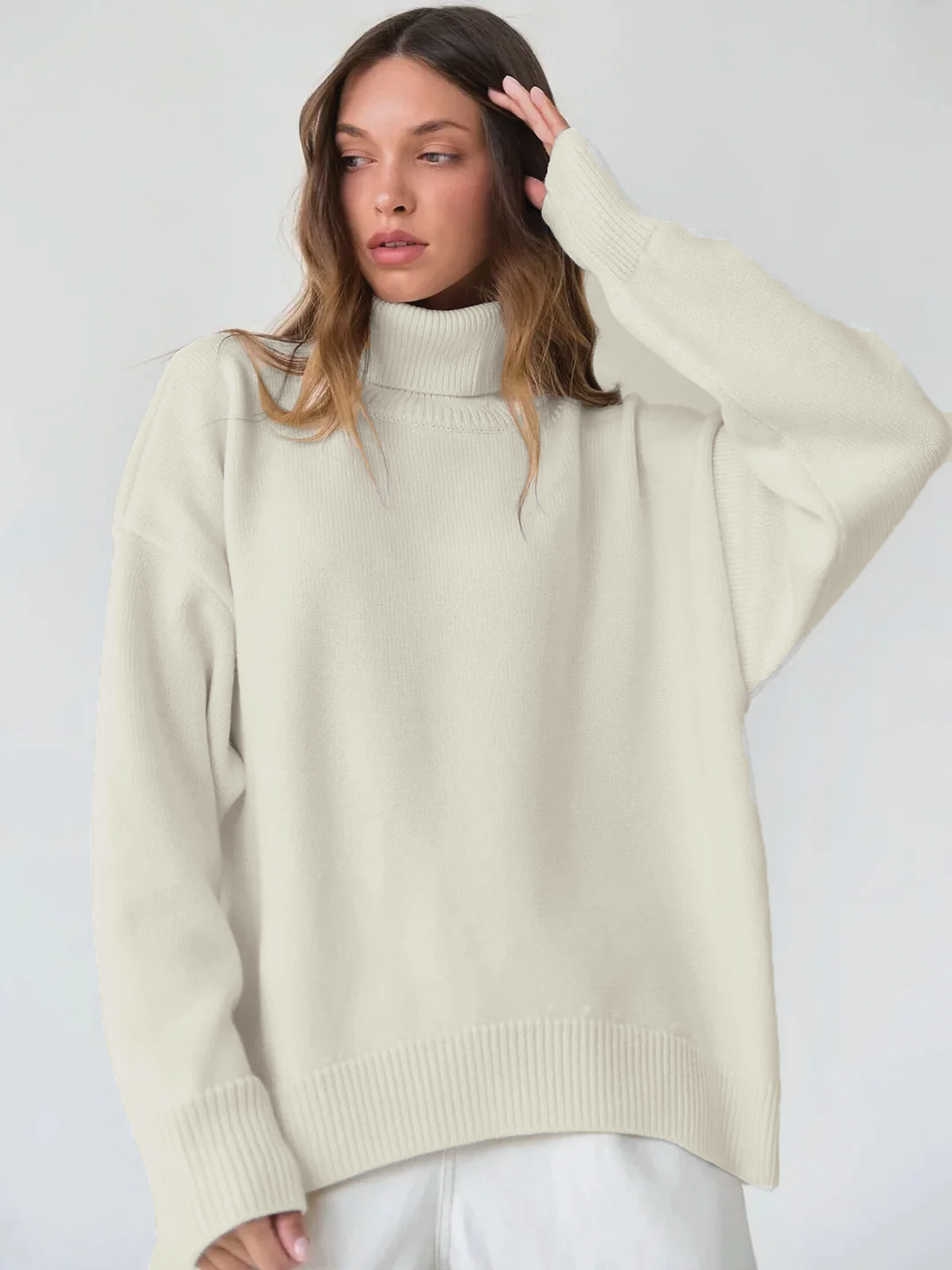 Damen-Rollkragenpullover