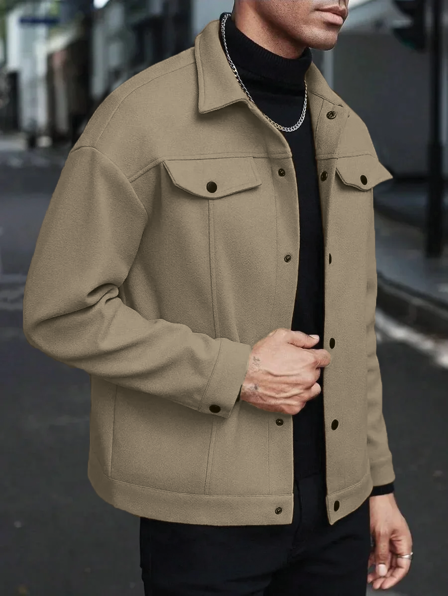 Jacke aus Wollmischung für Herren