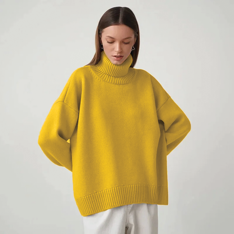 Damen-Rollkragenpullover