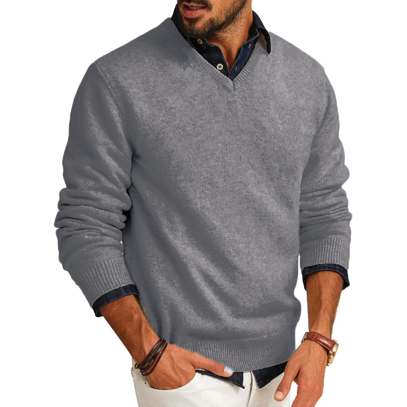 Herrenpullover aus Wollmischung