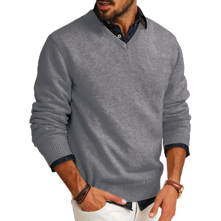 Herrenpullover aus Wollmischung