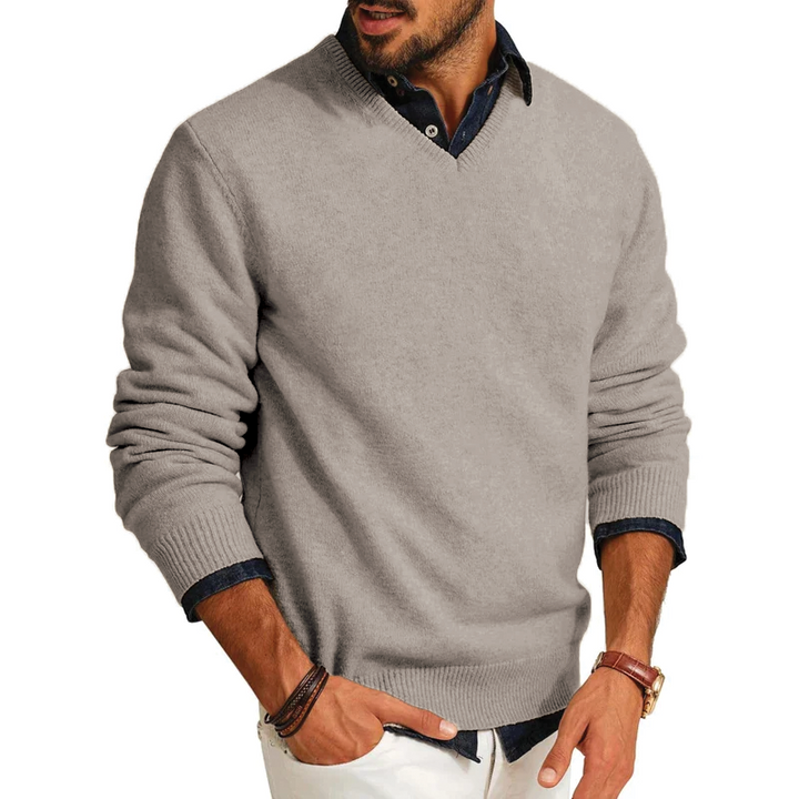 Herrenpullover aus Wollmischung
