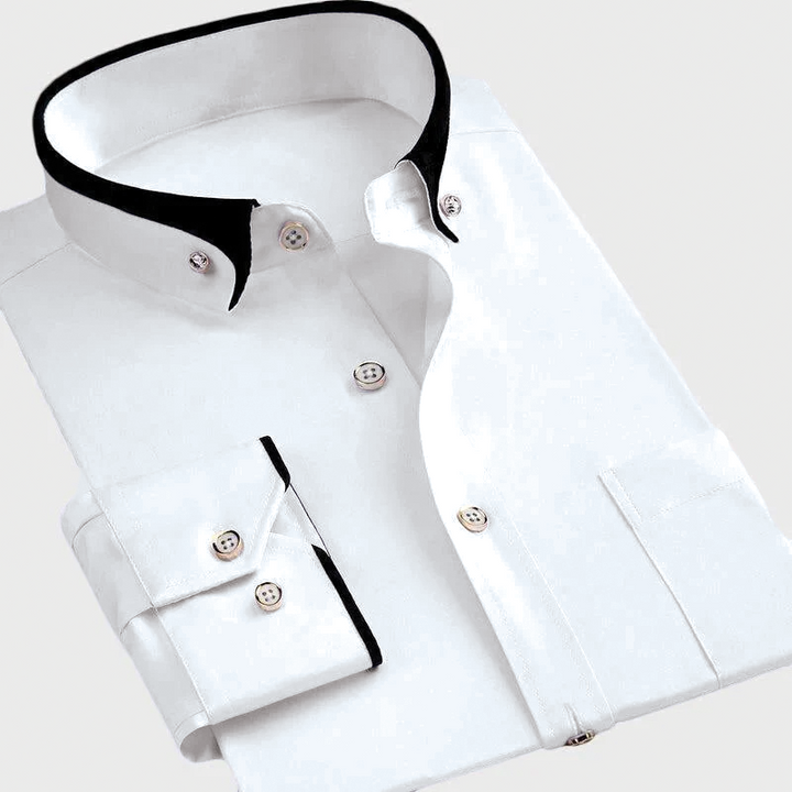 Aiden | Men's Stretch Fit Casual Shirt-Metro Lane Plaza