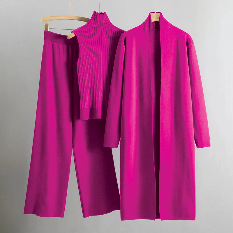 Violet | Women's 3-Piece Outfit Set-Metro Lane Plaza